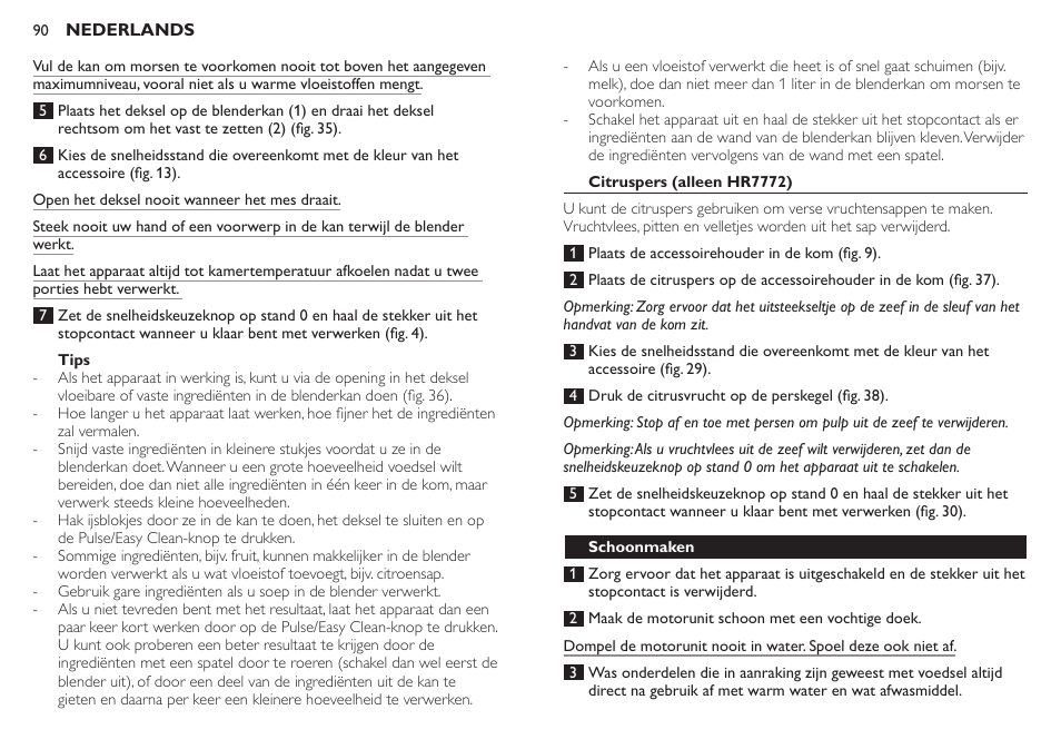 Philips Robot de cocina User Manual | Page 90 / 136