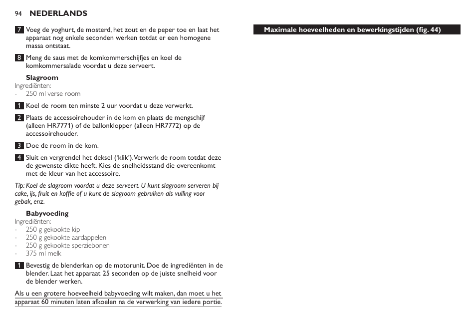 Philips Robot de cocina User Manual | Page 94 / 136