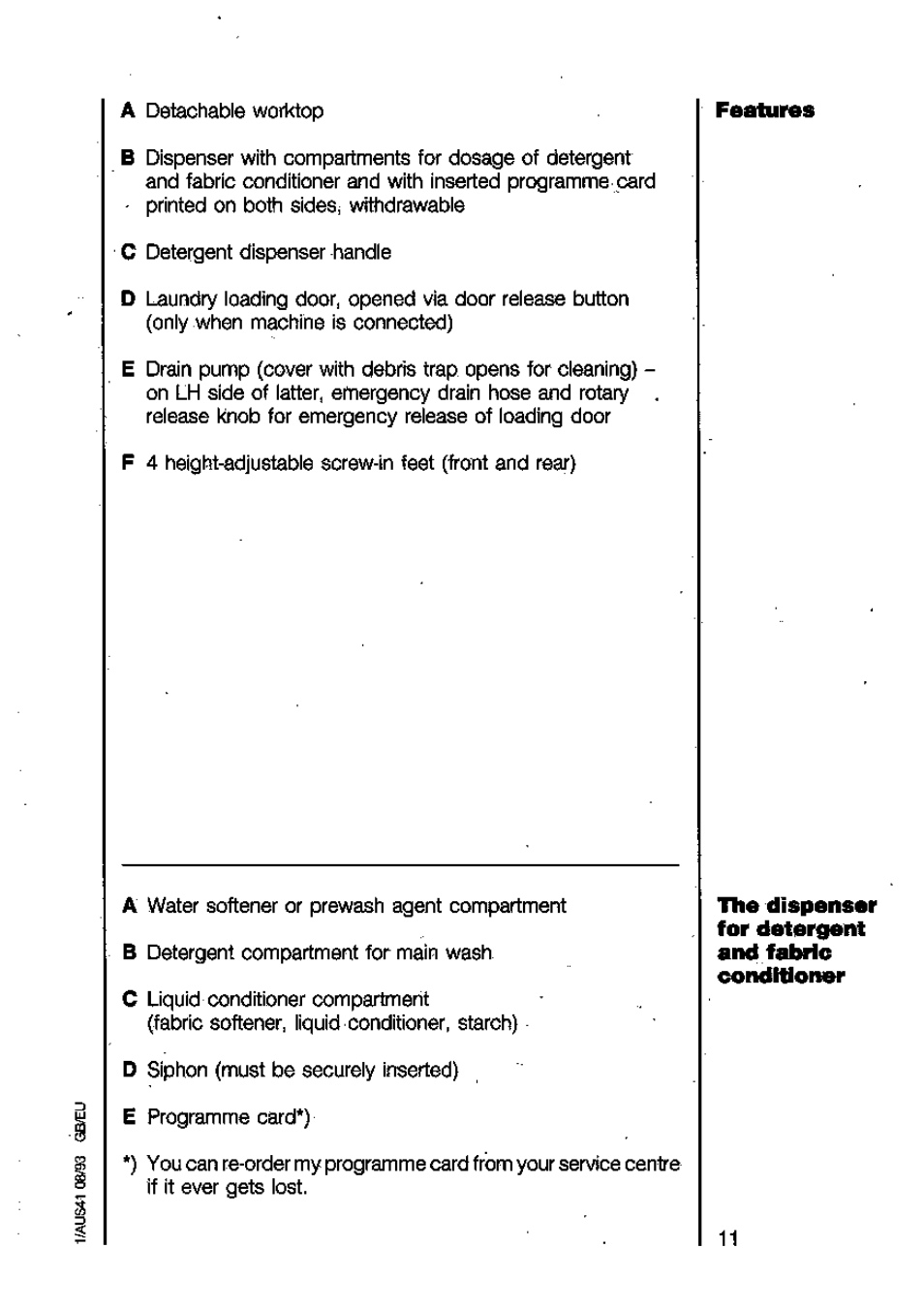 AEG LAVAMAT 6450 User Manual | Page 11 / 40