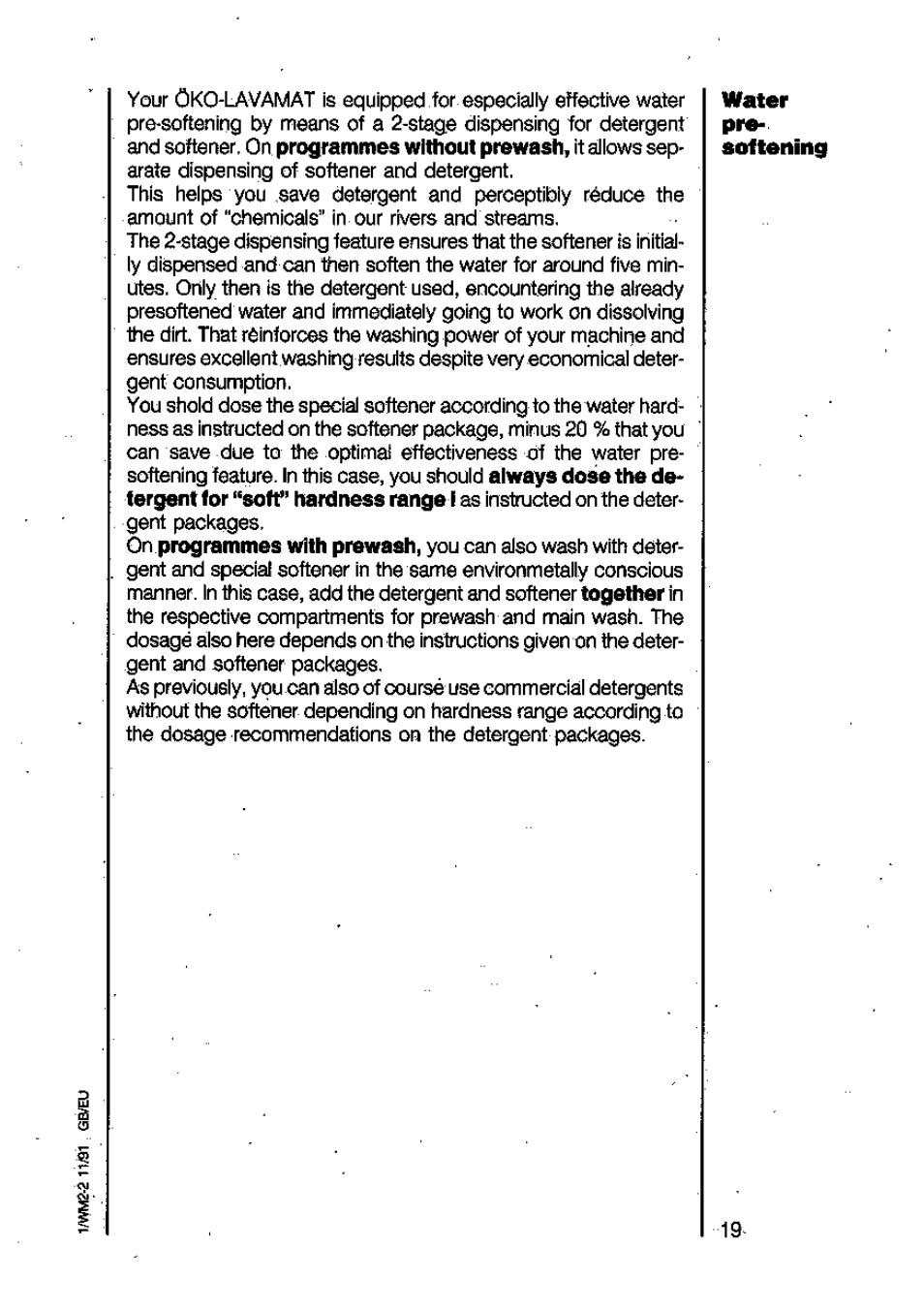 AEG LAVAMAT 6450 User Manual | Page 19 / 40