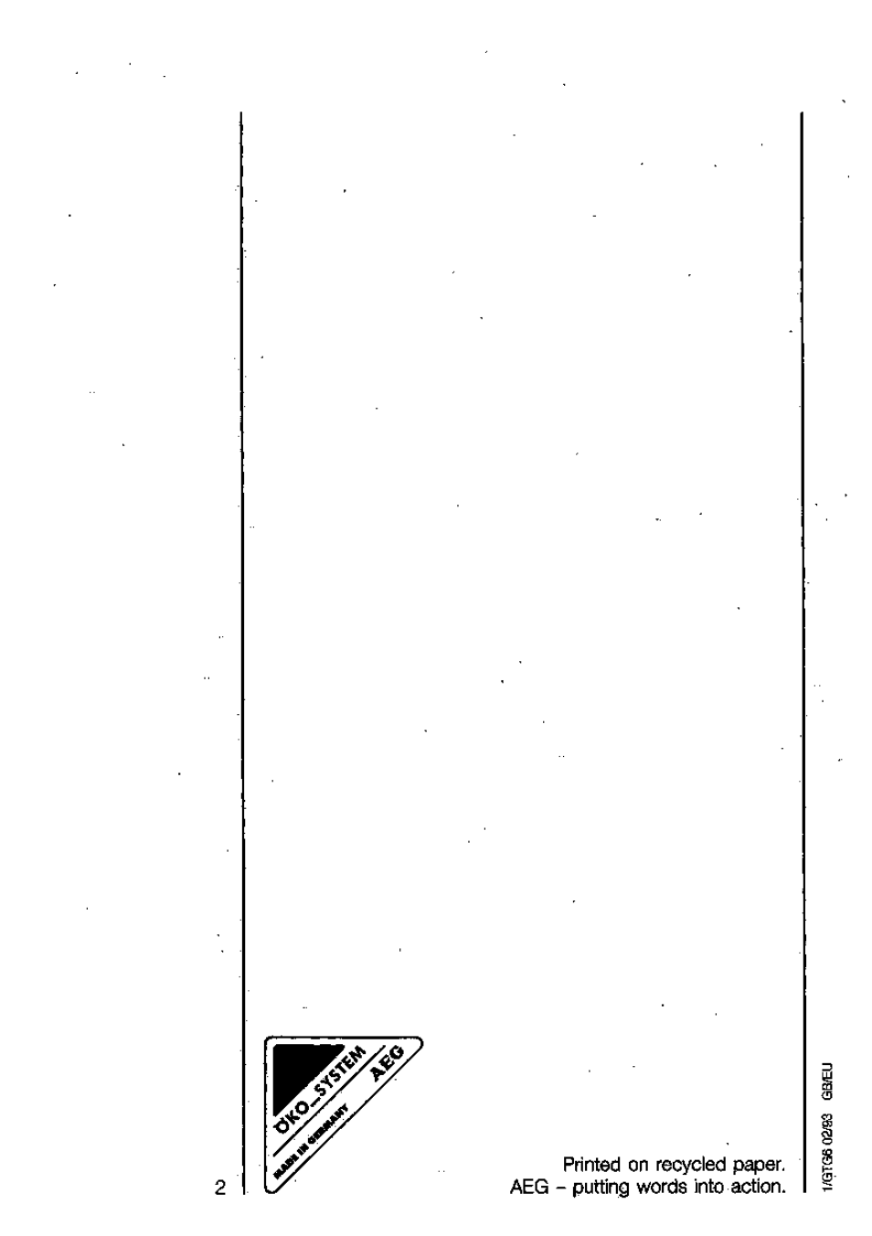 AEG LAVAMAT 6450 User Manual | Page 2 / 40