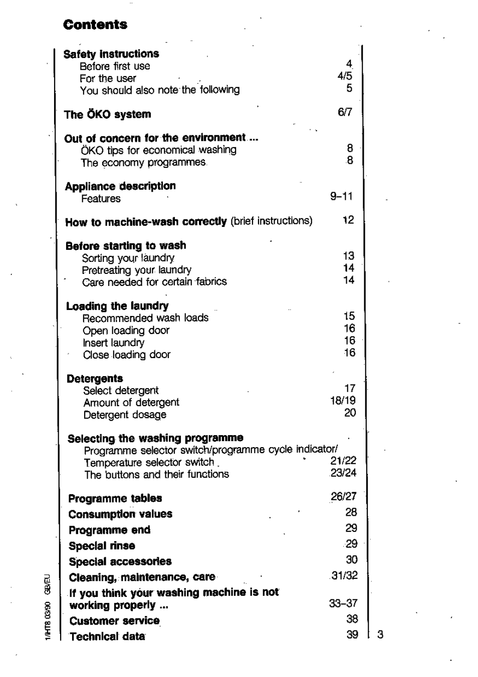 AEG LAVAMAT 6450 User Manual | Page 3 / 40