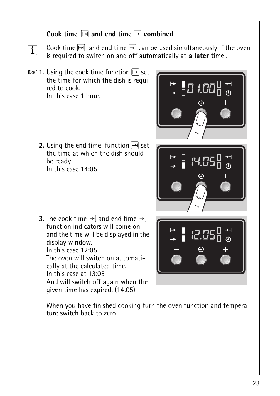 AEG COMPETENCE E3100-1 User Manual | Page 23 / 52