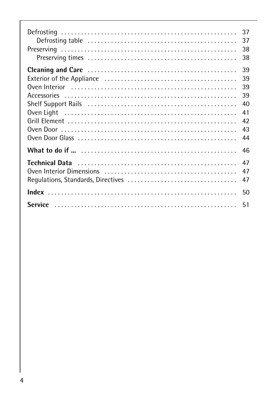 AEG COMPETENCE E3100-1 User Manual | Page 4 / 52