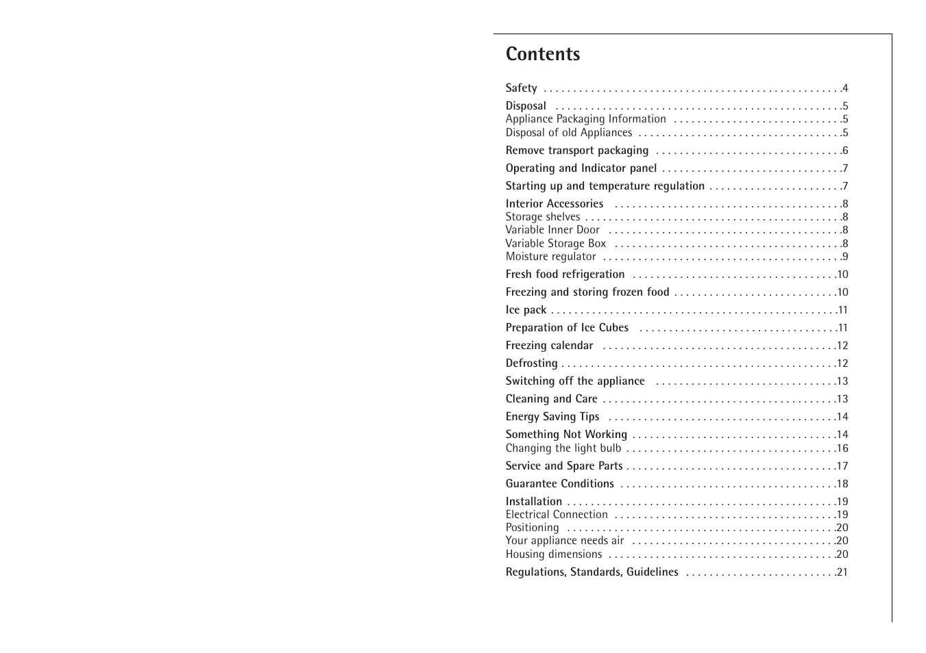 AEG C 8 16 41 I User Manual | Page 3 / 12