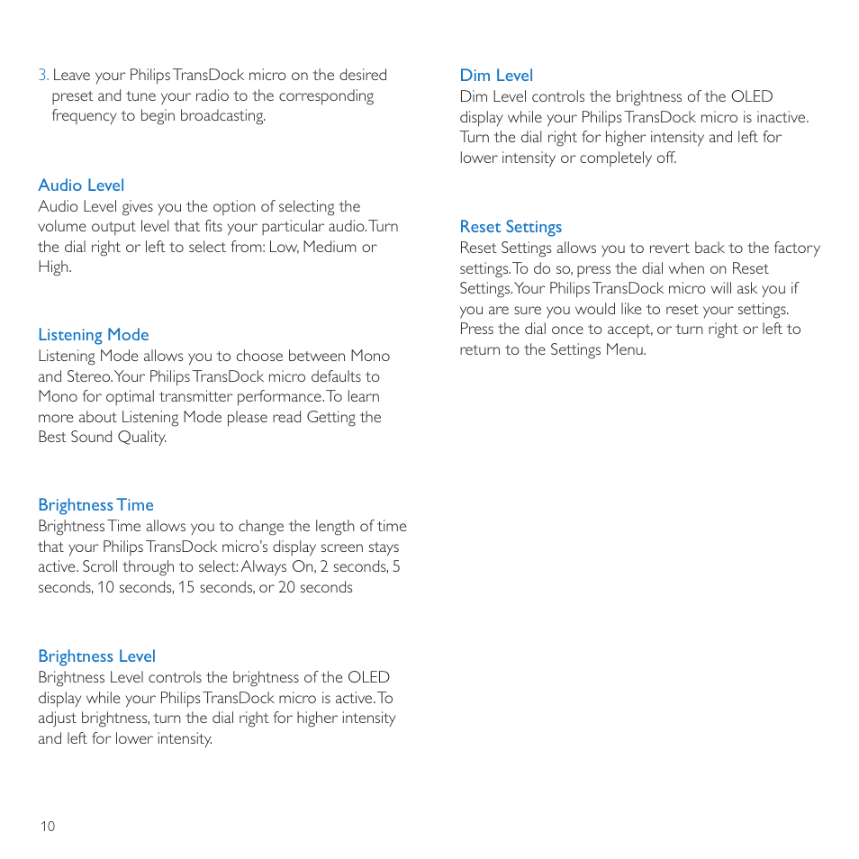 Philips TransDock micro User Manual | Page 10 / 212