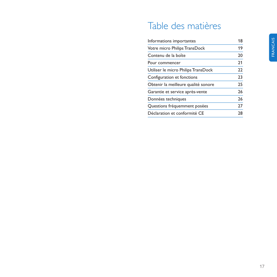 Philips TransDock micro User Manual | Page 17 / 212