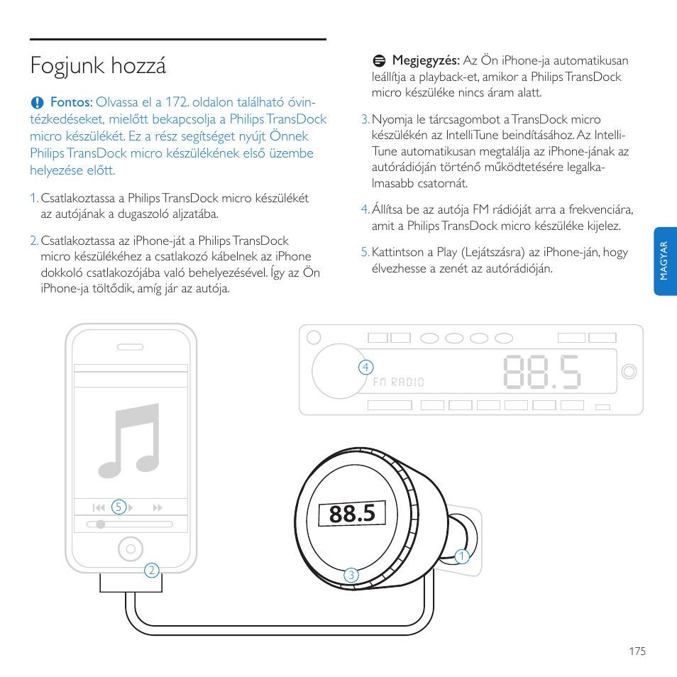 Fogjunk hozzá | Philips TransDock micro User Manual | Page 175 / 212