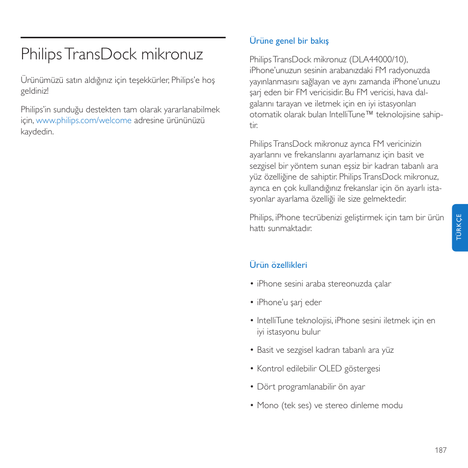 Philipstransdock mikronuz | Philips TransDock micro User Manual | Page 187 / 212