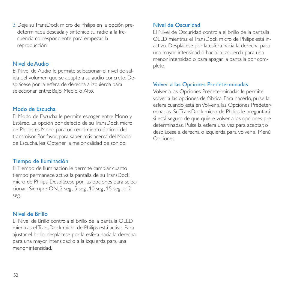 Philips TransDock micro User Manual | Page 52 / 212