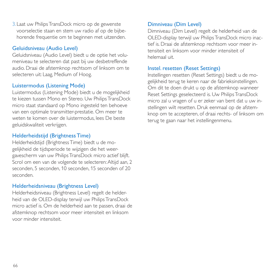 Philips TransDock micro User Manual | Page 66 / 212