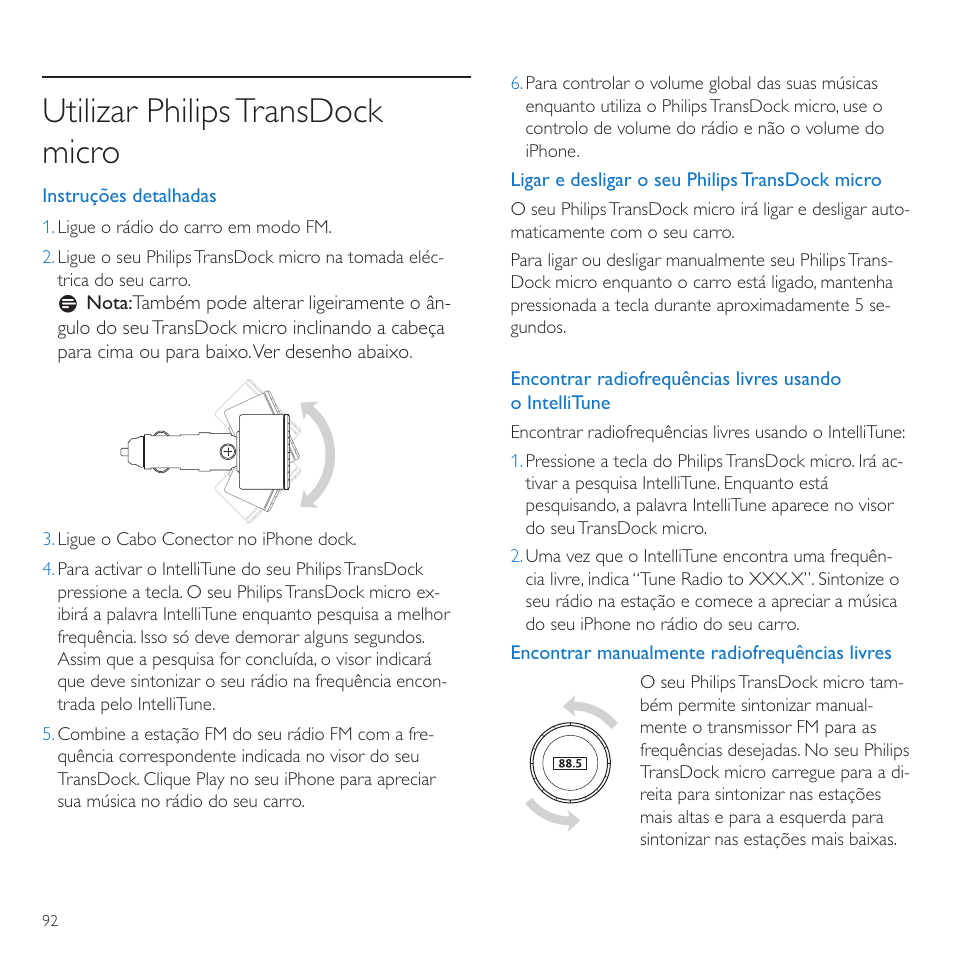 Utilizar philipstransdock micro | Philips TransDock micro User Manual | Page 92 / 212