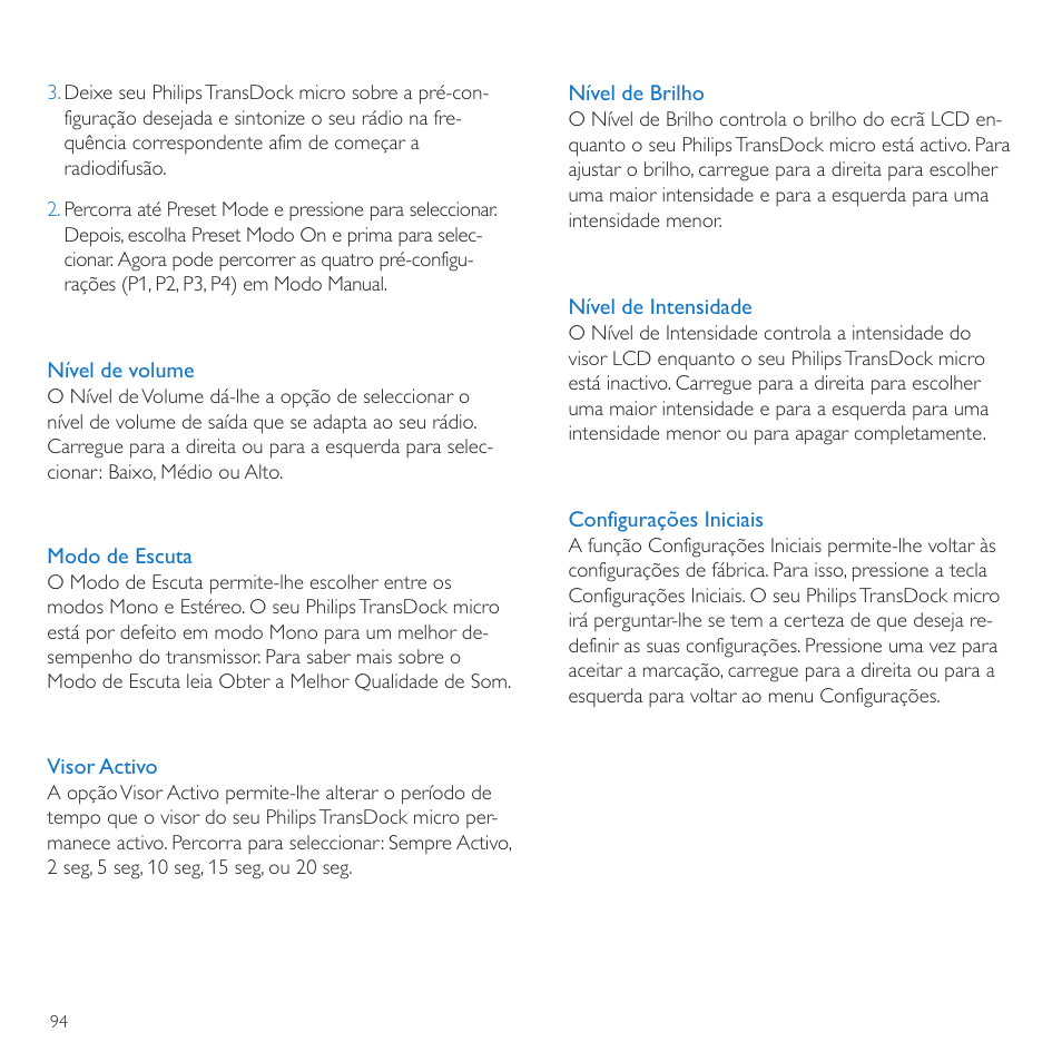 Philips TransDock micro User Manual | Page 94 / 212