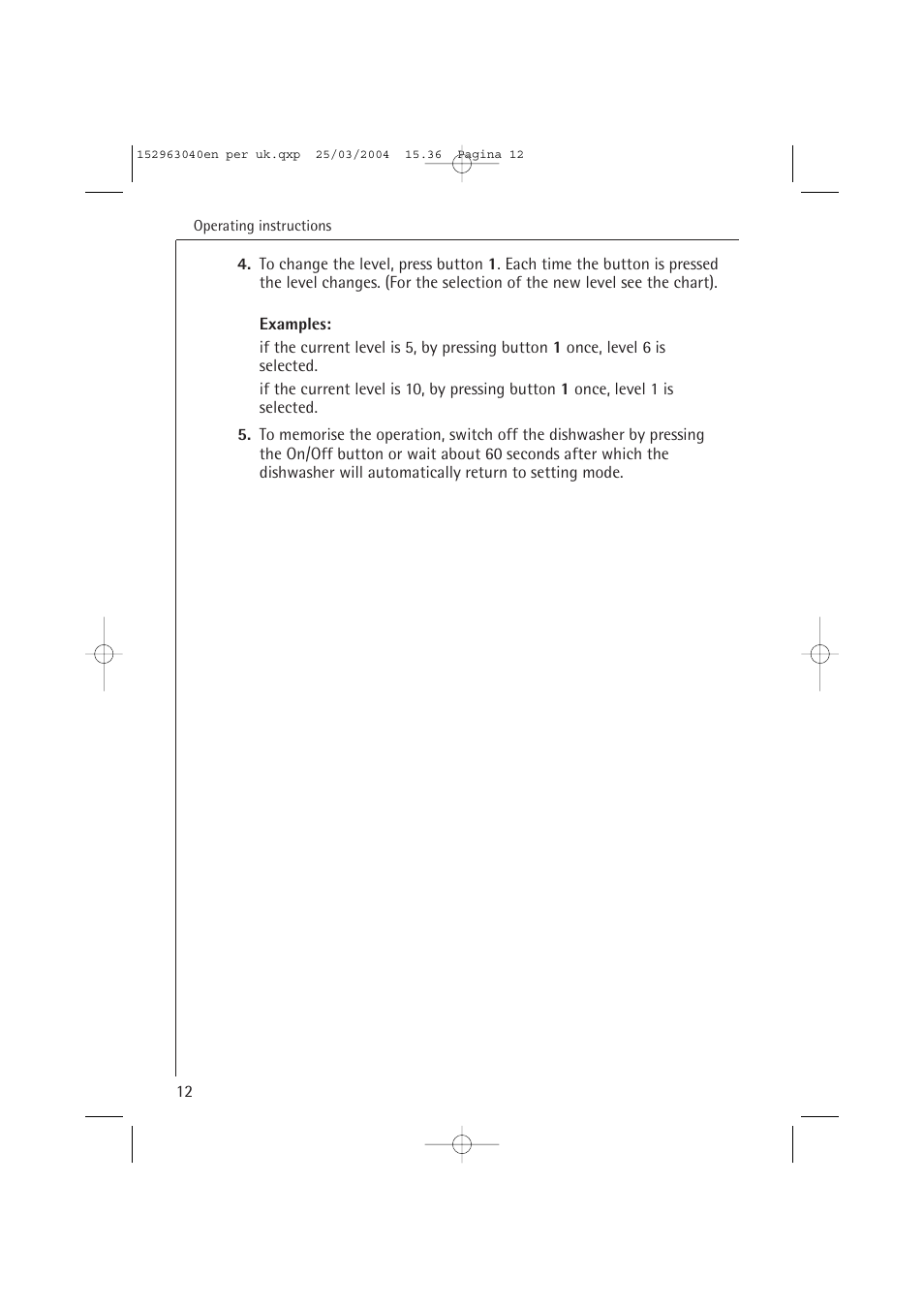 AEG FAVORIT 64070 VIL User Manual | Page 12 / 48