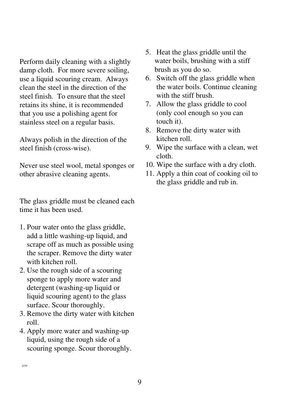 AEG 231GR-M User Manual | Page 9 / 16