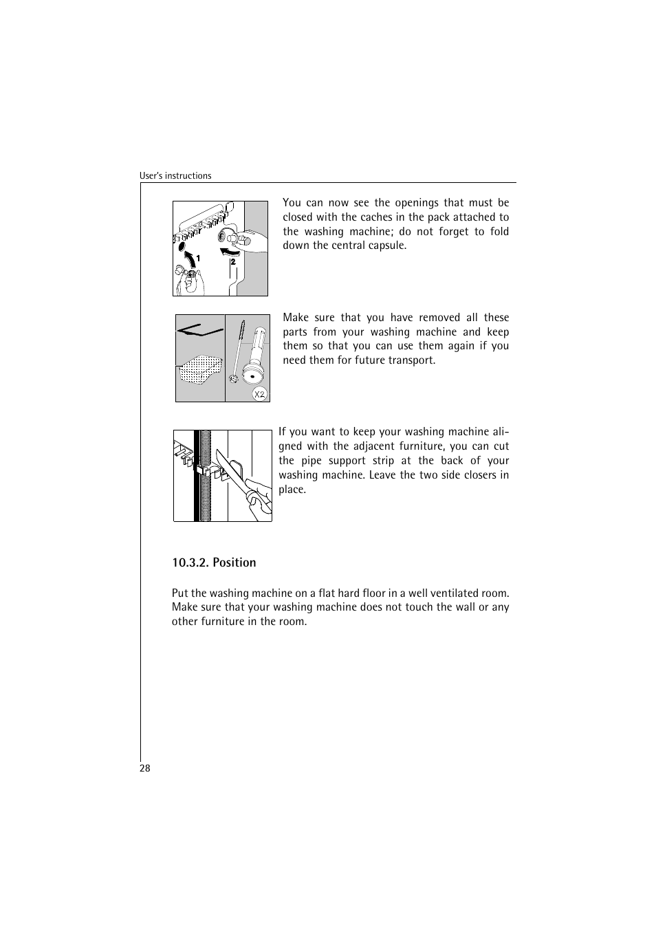 AEG LAVAMAT 40850 User Manual | Page 28 / 32