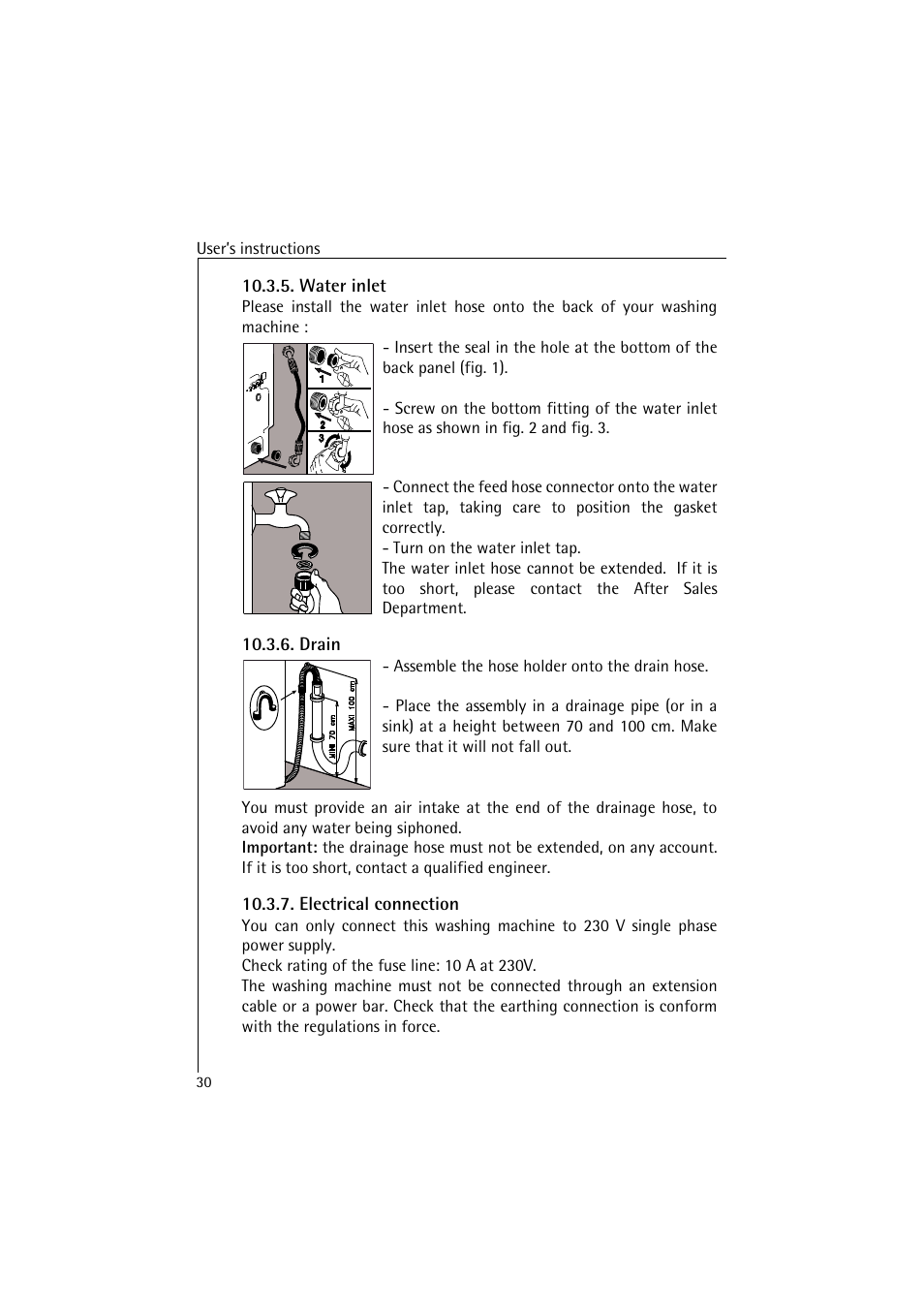 AEG LAVAMAT 40850 User Manual | Page 30 / 32