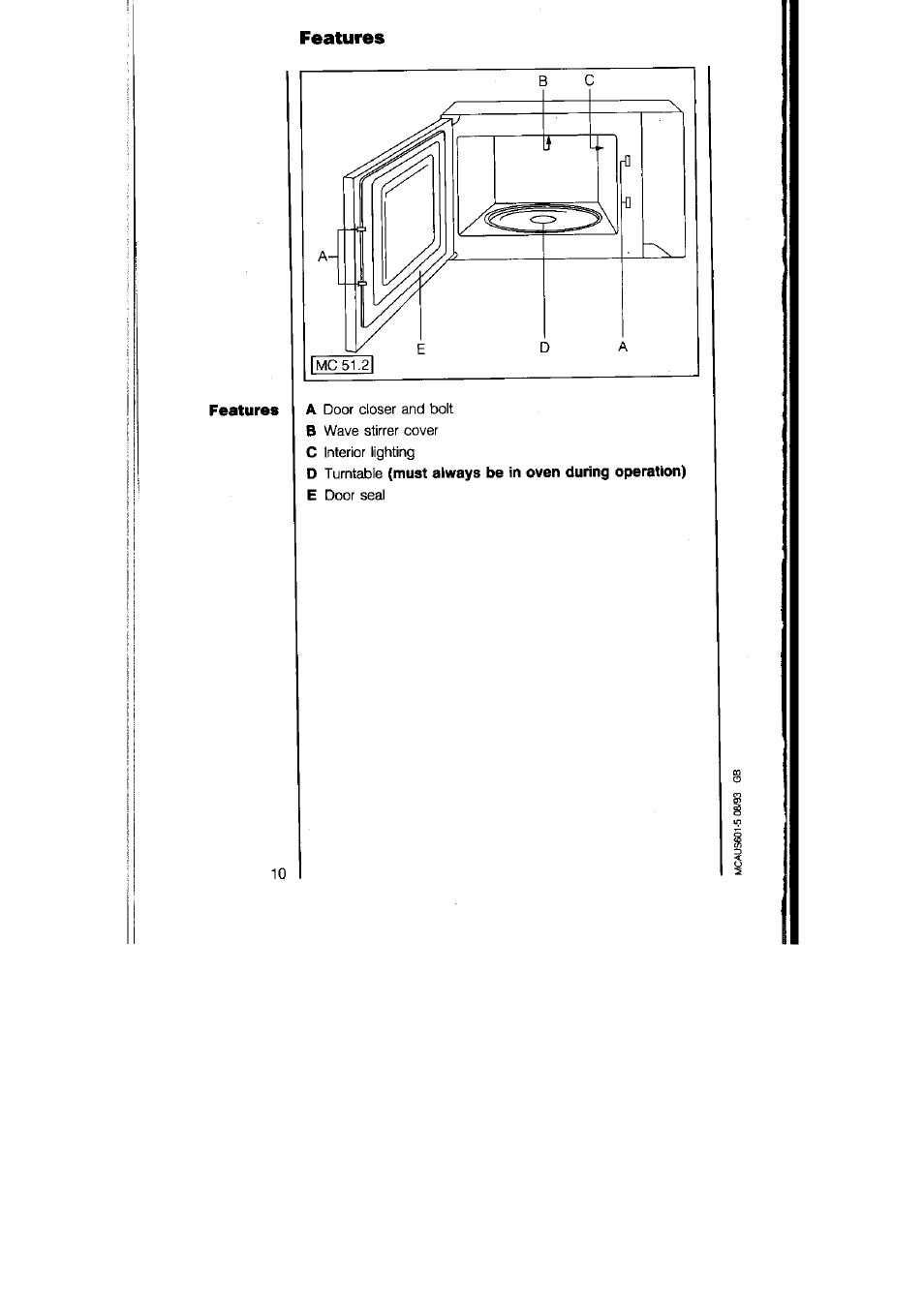 Features | AEG MICROMAT 125 User Manual | Page 10 / 36