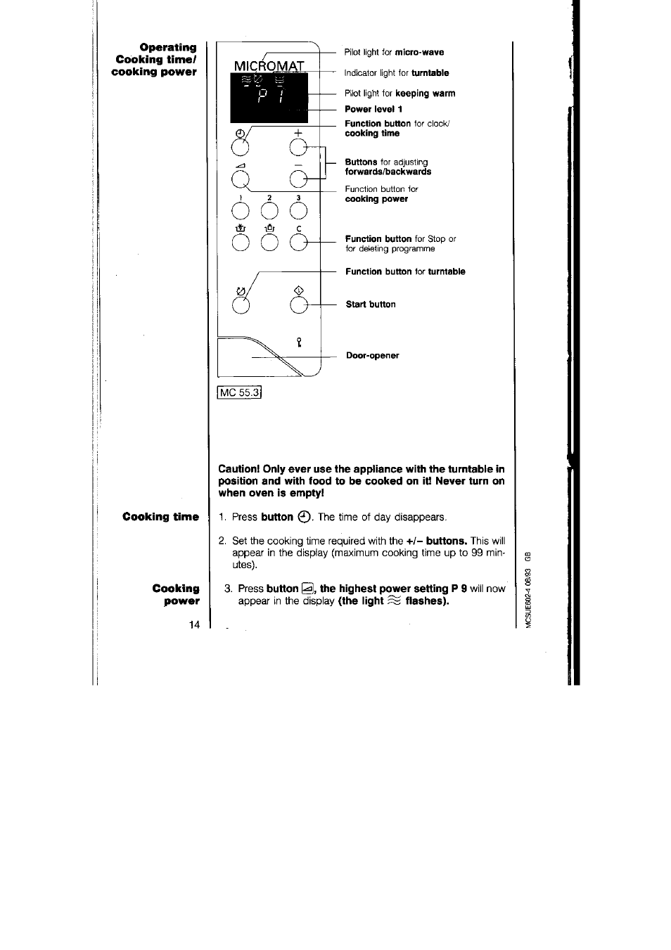 O o o, Q_ _ a, O o q | AEG MICROMAT 125 User Manual | Page 14 / 36