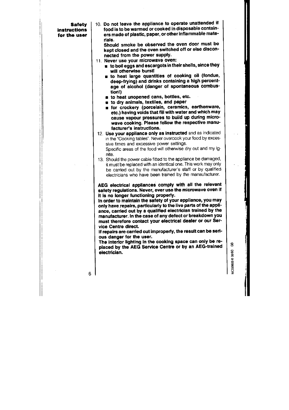 AEG MICROMAT 125 User Manual | Page 6 / 36