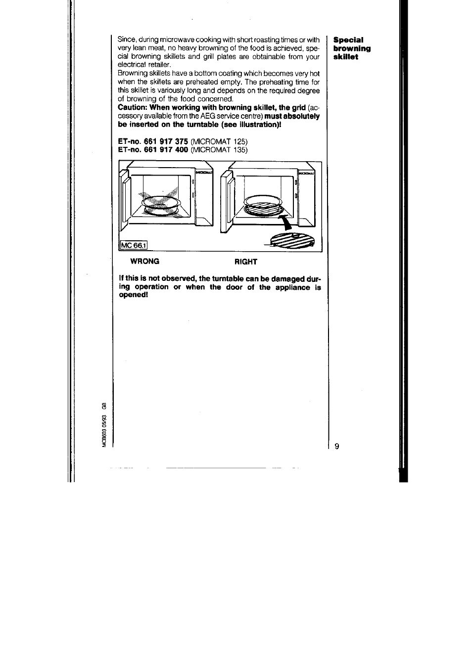 AEG MICROMAT 125 User Manual | Page 9 / 36