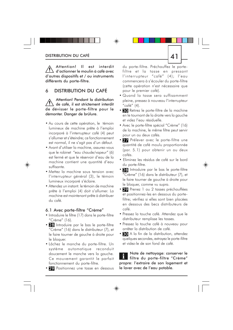 Philips Saeco Via Veneto Cafetera expreso manual User Manual | Page 41 / 104