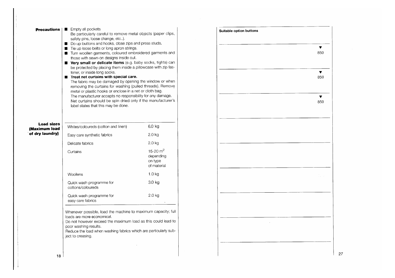 AEG 1263 User Manual | Page 18 / 22