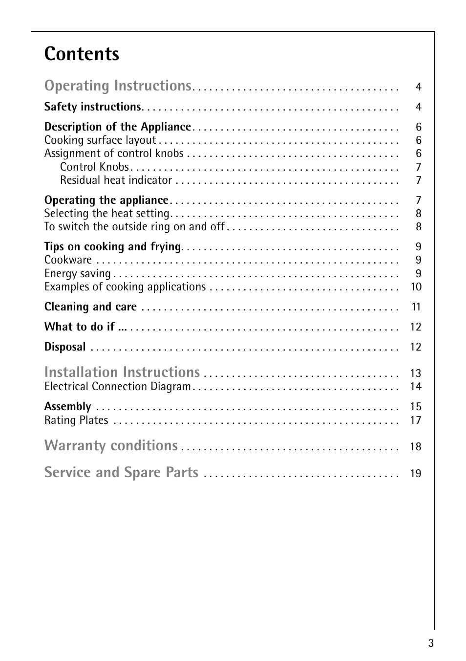 AEG 6010 K User Manual | Page 3 / 20