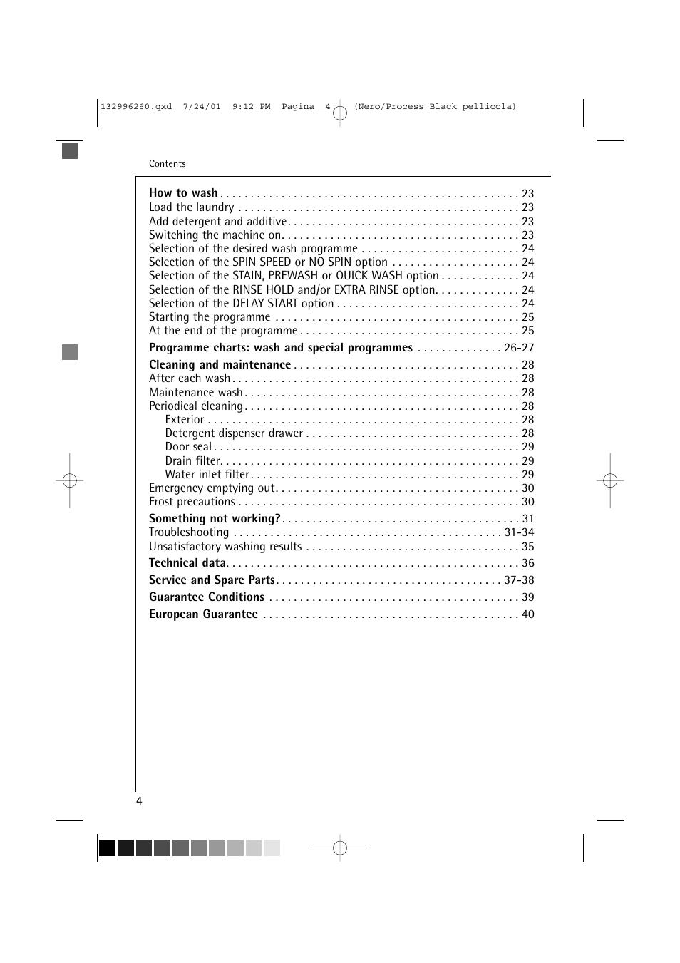 AEG LAVAMAT 10500 VI User Manual | Page 4 / 52