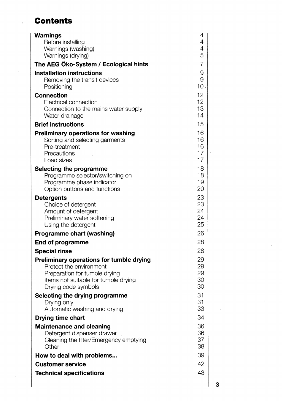 AEG 1370-1 User Manual | Page 3 / 44