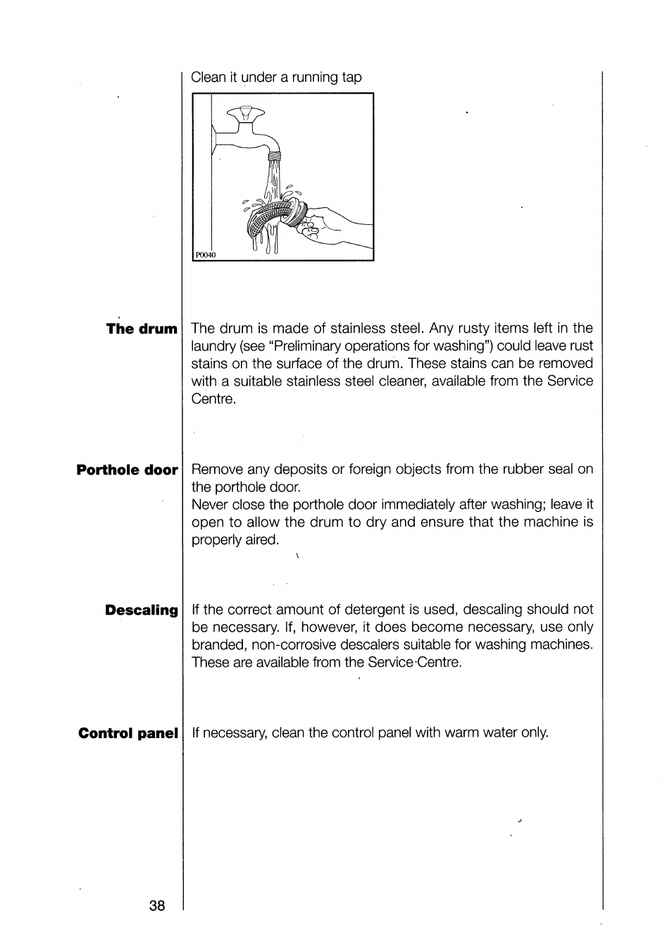 AEG 1370-1 User Manual | Page 38 / 44