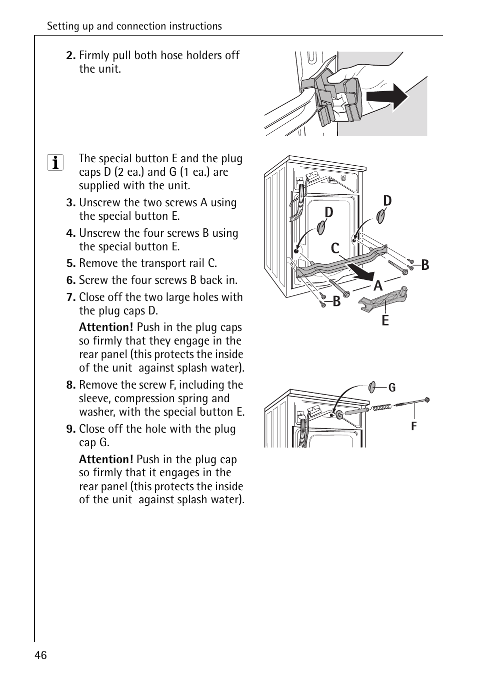 AEG KO-LAVAMAT 88830 User Manual | Page 46 / 56