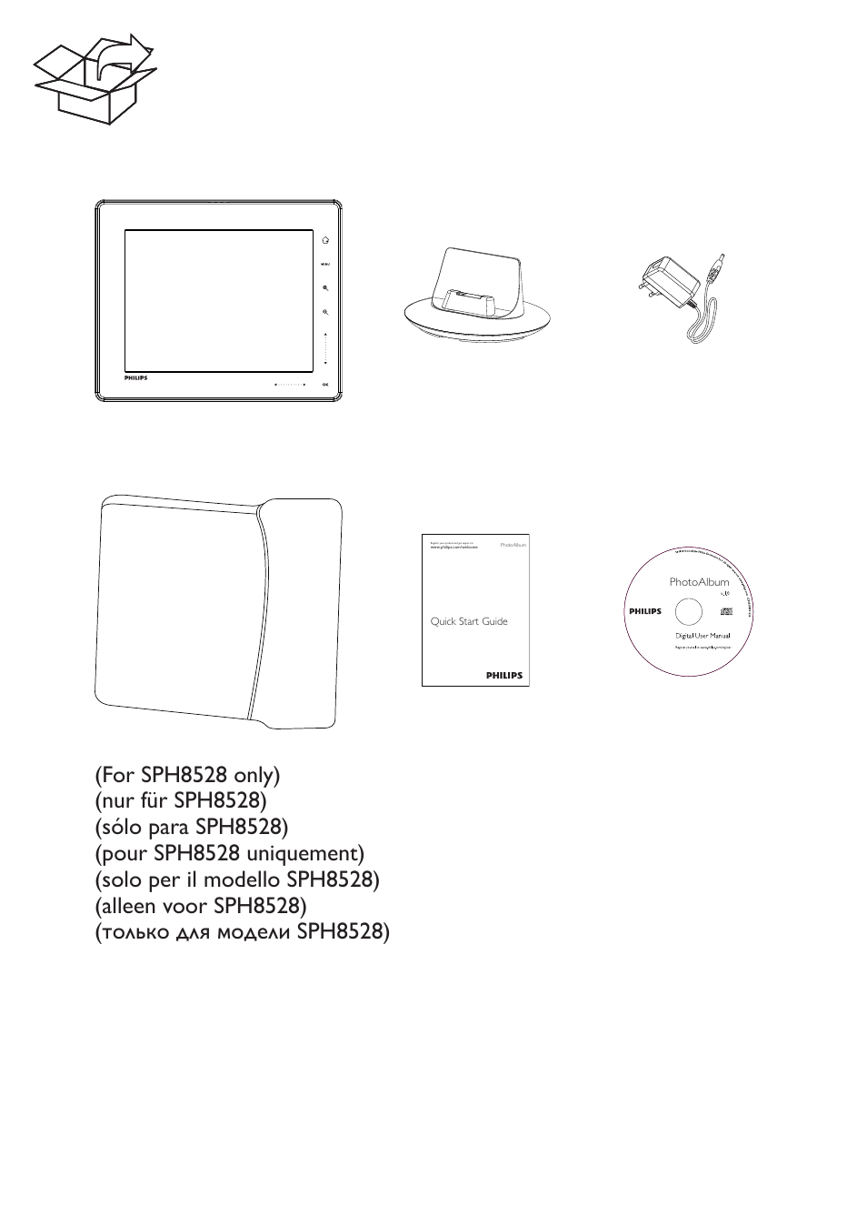 Philips Álbum de fotos digital User Manual | Page 2 / 8