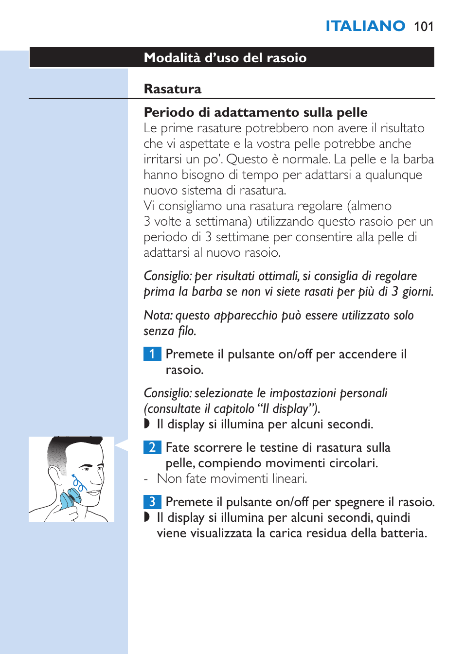 Philips SHAVER Series 9000 afeitadora eléctrica en mojado y seco User Manual | Page 101 / 200