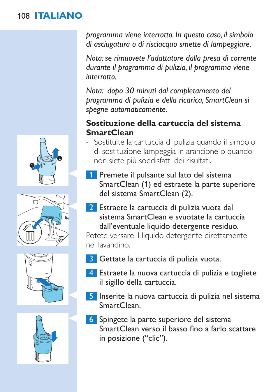 Philips SHAVER Series 9000 afeitadora eléctrica en mojado y seco User Manual | Page 108 / 200