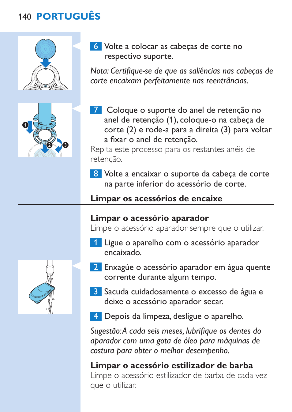 Philips SHAVER Series 9000 afeitadora eléctrica en mojado y seco User Manual | Page 140 / 200