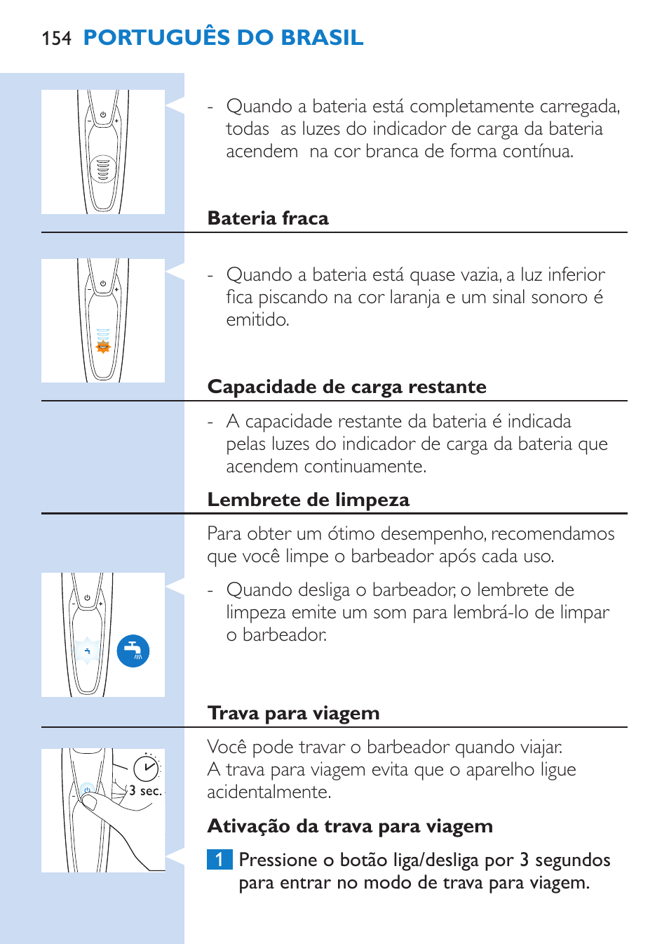 Philips SHAVER Series 9000 afeitadora eléctrica en mojado y seco User Manual | Page 154 / 200