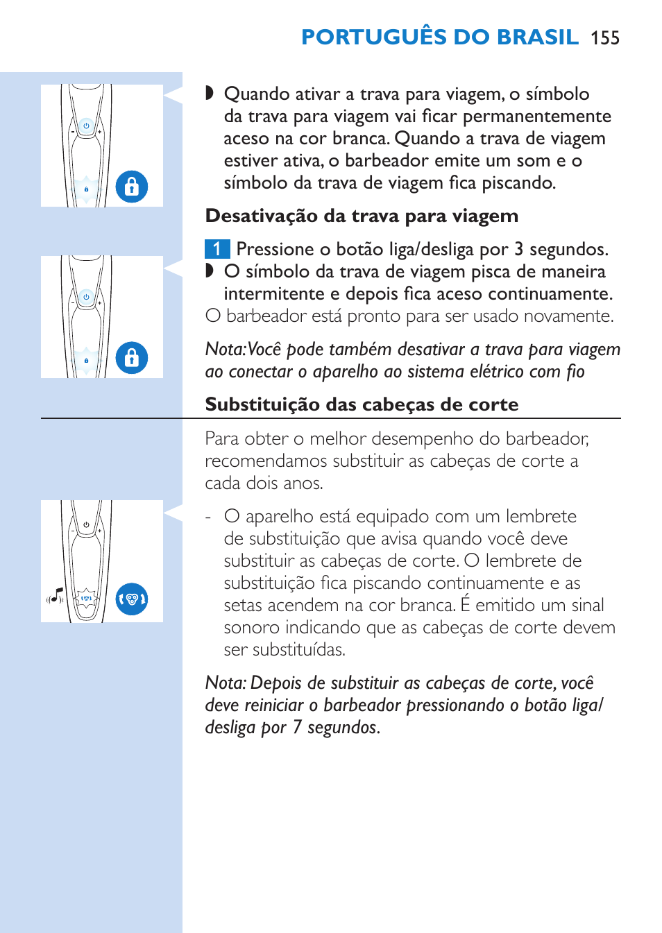 Philips SHAVER Series 9000 afeitadora eléctrica en mojado y seco User Manual | Page 155 / 200