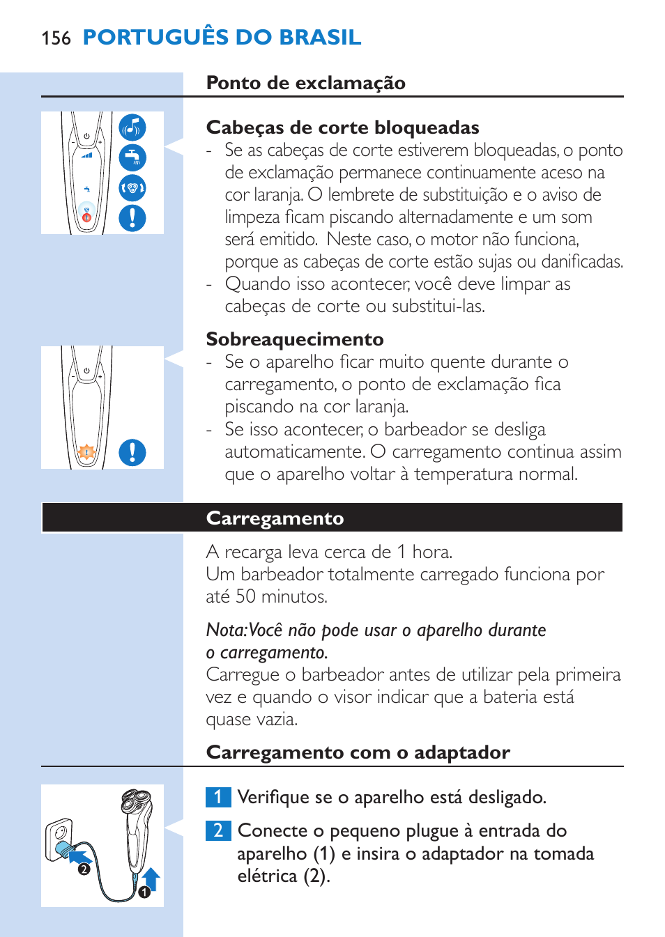 Philips SHAVER Series 9000 afeitadora eléctrica en mojado y seco User Manual | Page 156 / 200