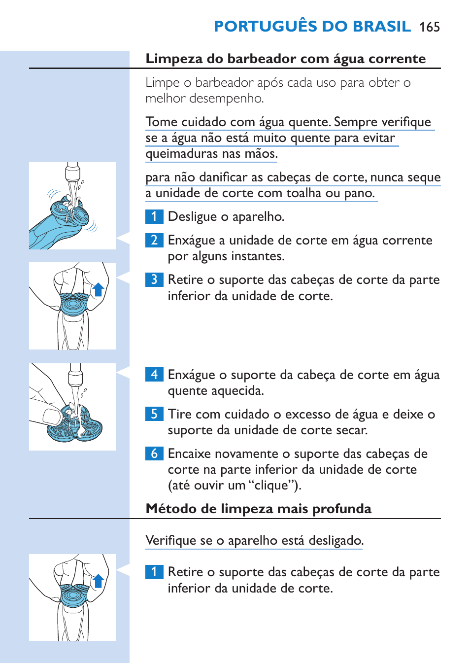 Philips SHAVER Series 9000 afeitadora eléctrica en mojado y seco User Manual | Page 165 / 200