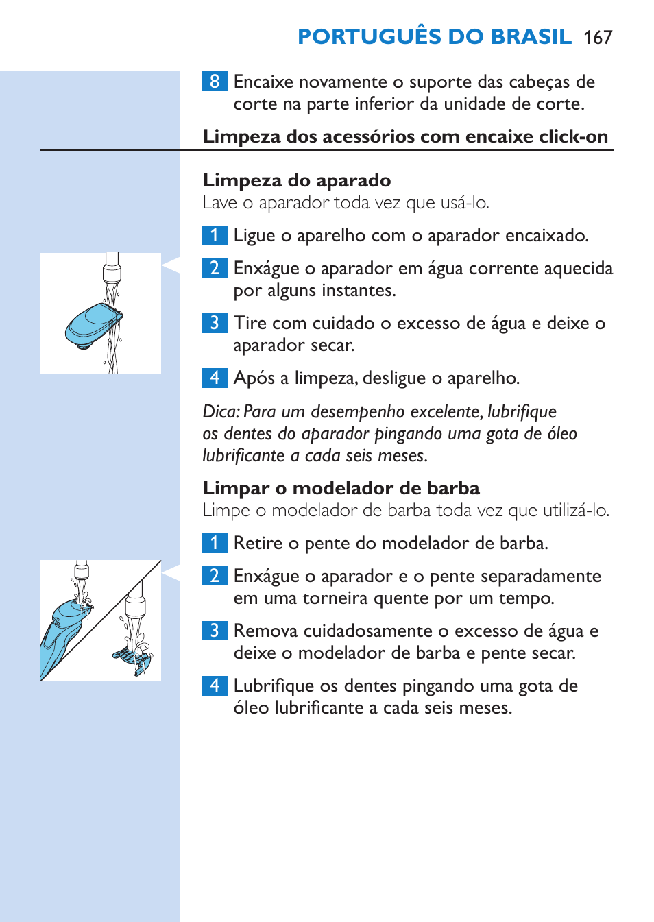 Philips SHAVER Series 9000 afeitadora eléctrica en mojado y seco User Manual | Page 167 / 200