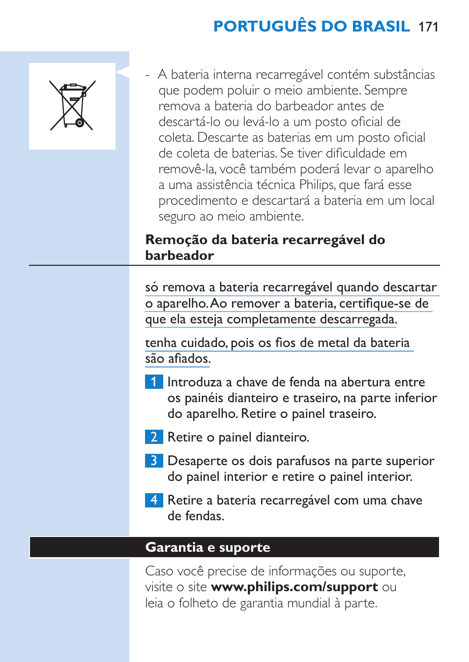 Philips SHAVER Series 9000 afeitadora eléctrica en mojado y seco User Manual | Page 171 / 200