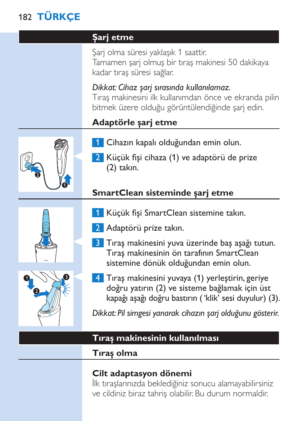 Philips SHAVER Series 9000 afeitadora eléctrica en mojado y seco User Manual | Page 182 / 200