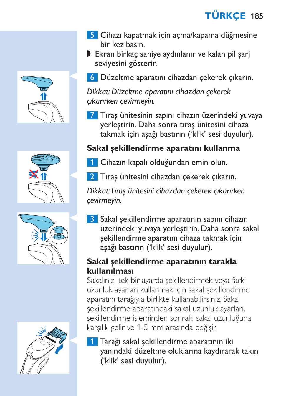 Philips SHAVER Series 9000 afeitadora eléctrica en mojado y seco User Manual | Page 185 / 200