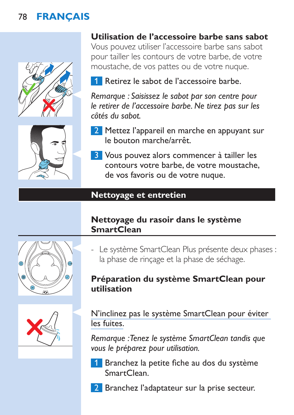 Philips SHAVER Series 9000 afeitadora eléctrica en mojado y seco User Manual | Page 78 / 200