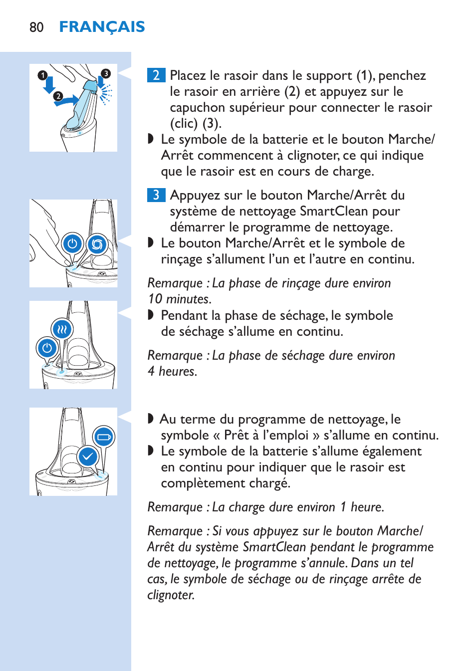 Philips SHAVER Series 9000 afeitadora eléctrica en mojado y seco User Manual | Page 80 / 200