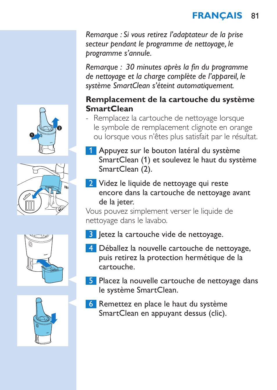 Philips SHAVER Series 9000 afeitadora eléctrica en mojado y seco User Manual | Page 81 / 200