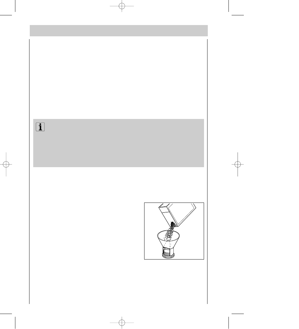 Filling with special salt | AEG FAVORIT 54710 User Manual | Page 12 / 38