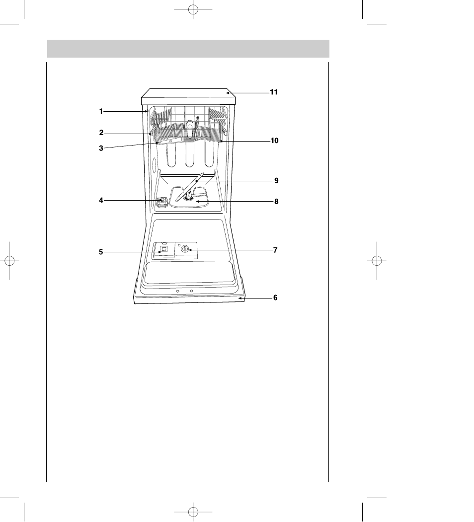 Description of the appliance, The inside of the appliance | AEG FAVORIT 54710 User Manual | Page 8 / 38