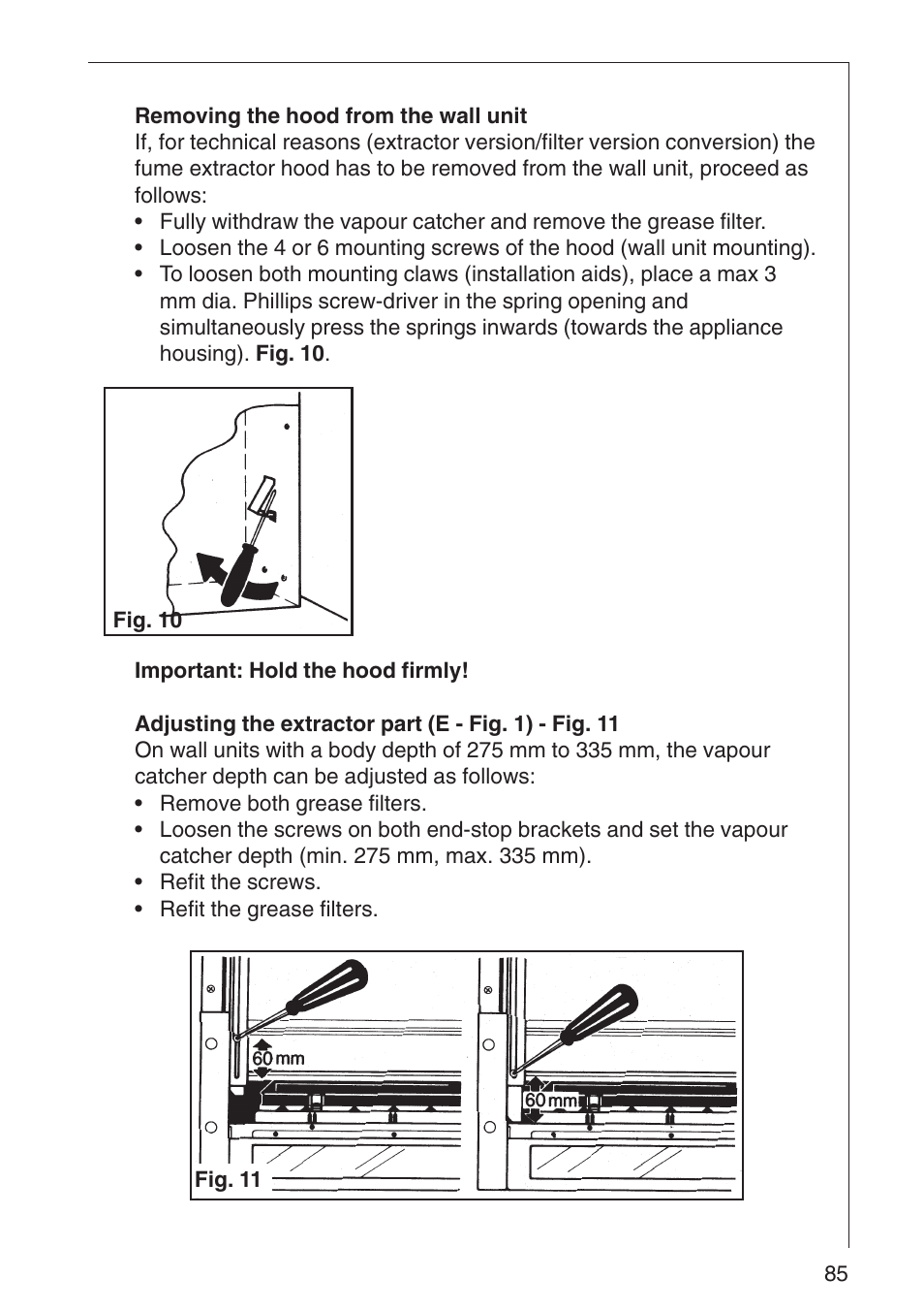 AEG DF 6260 User Manual | Page 19 / 21
